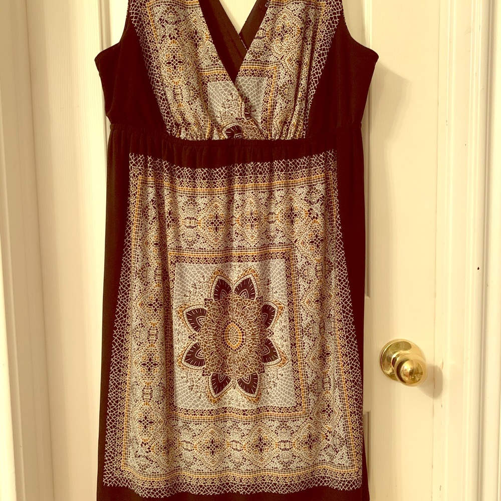 Deep v neck/back summer dress
